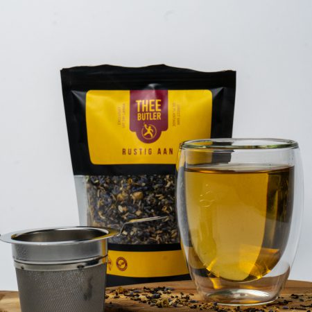 Rustig Aan zwarte thee met kamille en lavendel